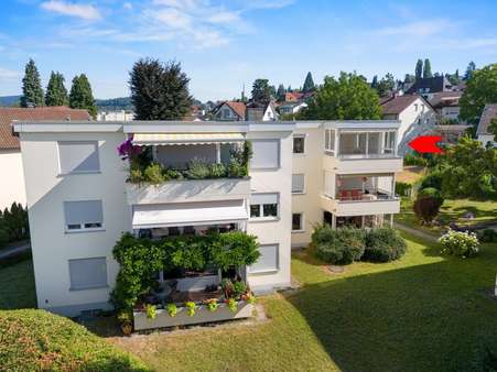 Wohnanlage - Südansicht Wohnanlage - Südansicht - Dachgeschosswohnung in 88662 Überlingen mit 93m² kaufen