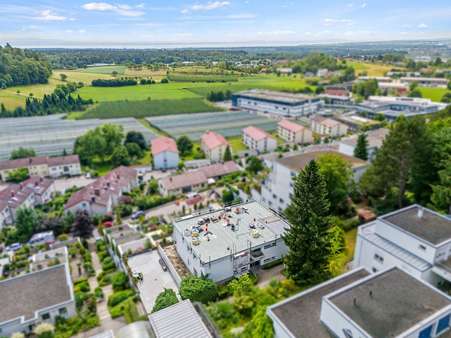 Vogelperspektive Vogelperspektive - Etagenwohnung in 88069 Tettnang mit 76m² kaufen