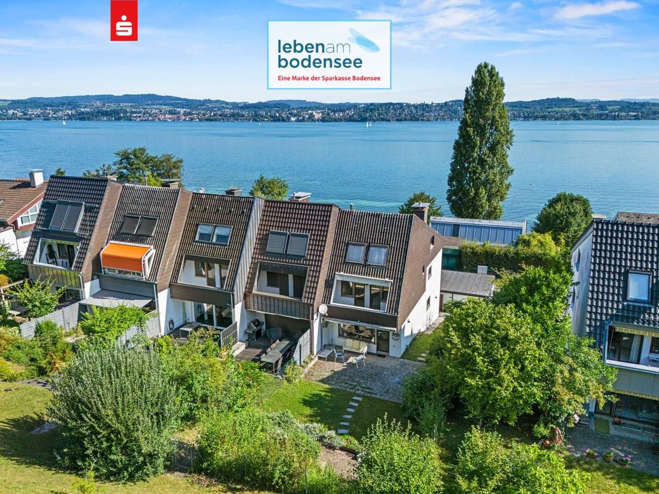 Gartenansicht - Reihenendhaus in 78465 Konstanz mit 156m² kaufen