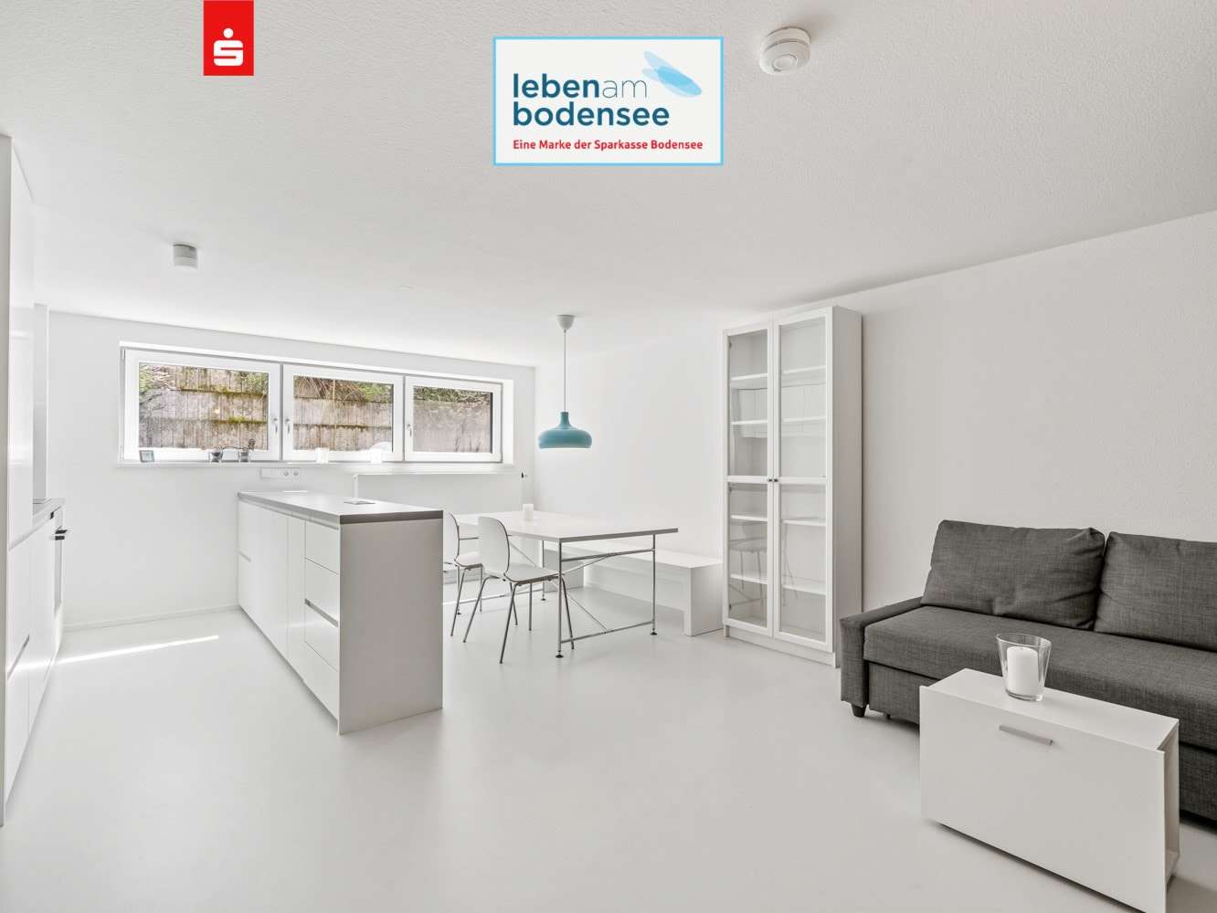 Wohnzimmer - Etagenwohnung in 88662 Überlingen mit 70m² kaufen