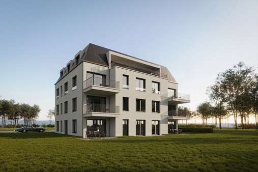 Visualisierung Baukörper - Erdgeschosswohnung in 78462 Konstanz mit 89m² kaufen