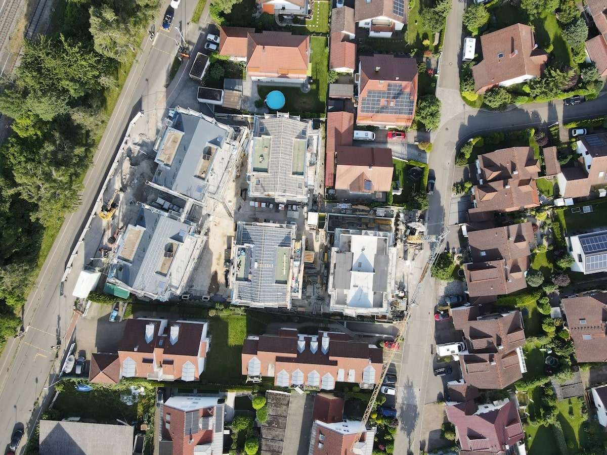 Luftaufnahme - Erdgeschosswohnung in 88677 Markdorf mit 81m² kaufen