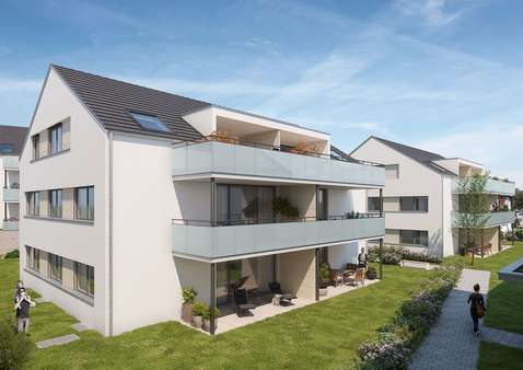Wohnung mit Gartenanteil - Erdgeschosswohnung in 88677 Markdorf mit 81m² kaufen