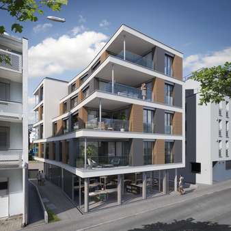 Aussenansicht - Etagenwohnung in 88045 Friedrichshafen mit 72m² kaufen