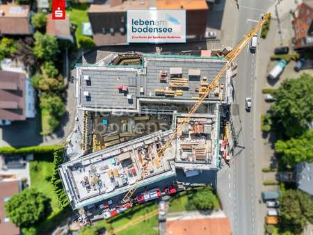 Baufortschritt Drohnenaufnahme - Etagenwohnung in 88069 Tettnang mit 45m² kaufen