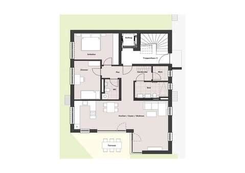Wohnung 8 - EG Haus C - Erdgeschosswohnung in 88085 Langenargen mit 100m² kaufen