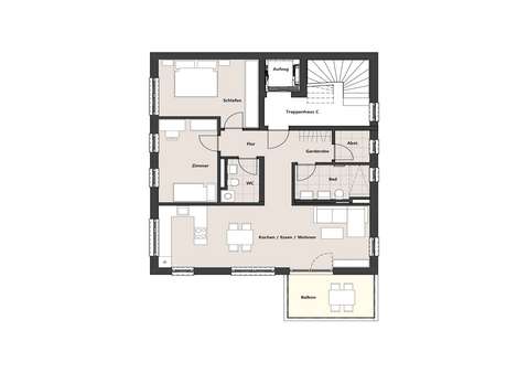 Wohnung 9 - 1.OG Haus C - Etagenwohnung in 88085 Langenargen mit 88m² kaufen