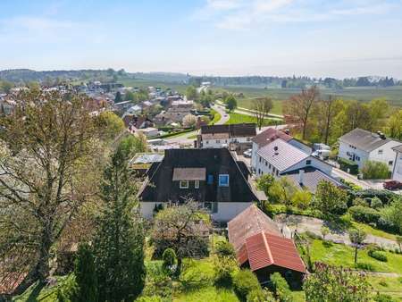 Sicht nach Süd-Ost - Zweifamilienhaus in 88719 Stetten mit 145m² kaufen