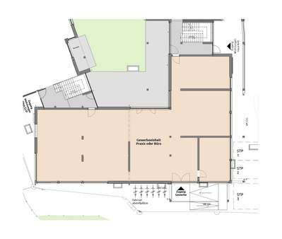Grundriss EG Gewerbe Grundriss EG Gewerbe - Büro in 88069 Tettnang mit 313m² kaufen