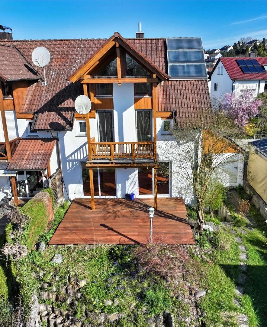 Südansicht - Doppelhaushälfte in 88682 Salem mit 130m² kaufen