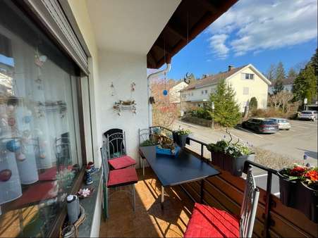 Blick vom Balkon - Etagenwohnung in 78073 Bad Dürrheim mit 60m² kaufen
