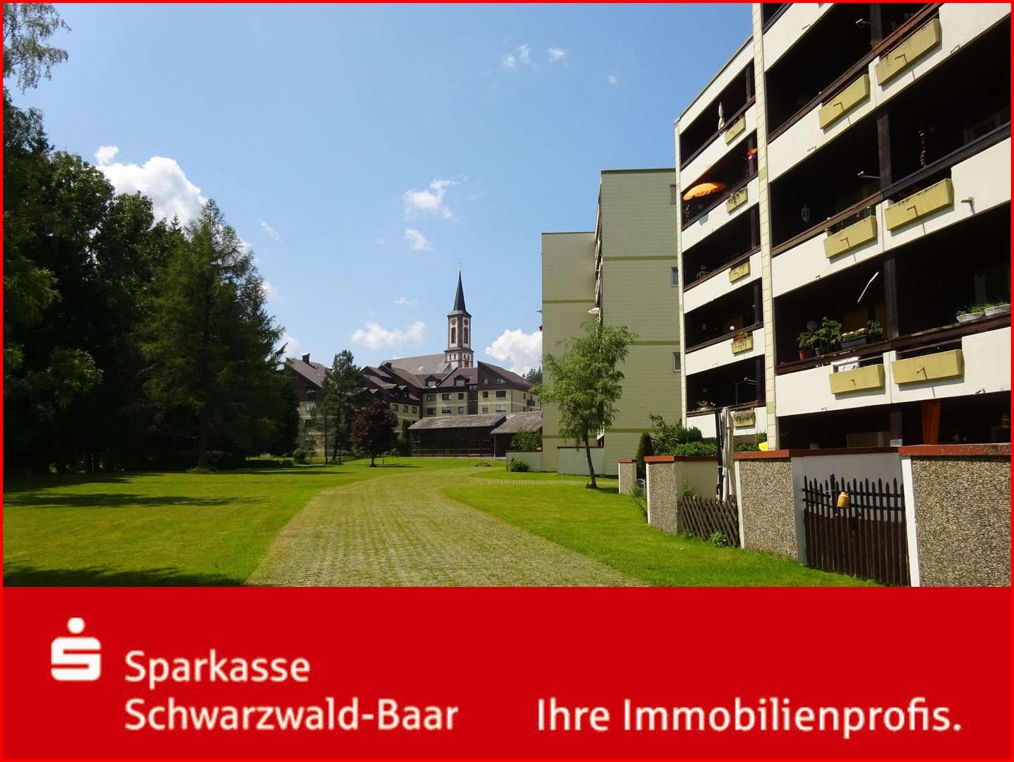 gepflegte Außenanlage - Etagenwohnung in 78141 Schönwald mit 33m² kaufen