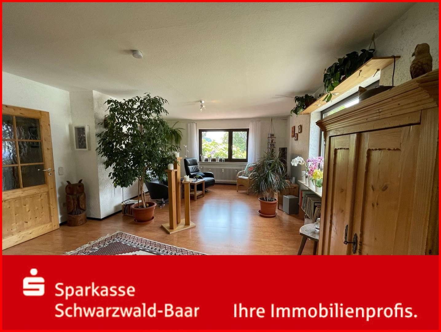 Wohn- Esszimmer (Bild 2) - Etagenwohnung in 78050 Villingen-Schwenningen mit 98m² kaufen