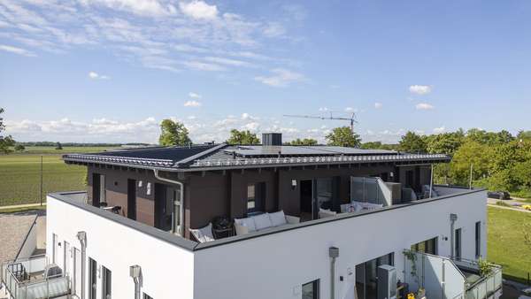 Oben Oben - Penthouse-Wohnung in 85399 Hallbergmoos mit 82m² kaufen