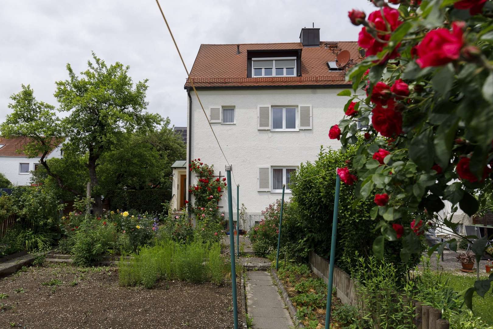 Gartenansicht Gartenansicht - Reiheneckhaus in 85354 Freising mit 102m² kaufen