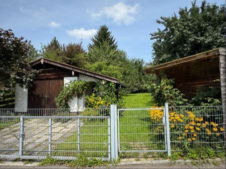 Blick von Süden nach Norden auf das Grundstück - Grundstück in 85405 Nandlstadt mit 604m² kaufen