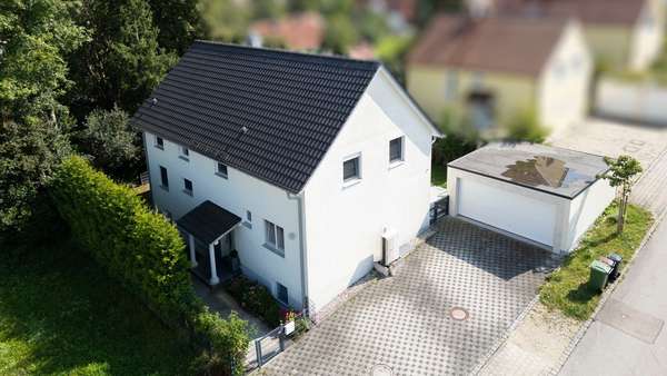 Luftaufnahme - Einfamilienhaus in 85402 Kranzberg mit 179m² kaufen