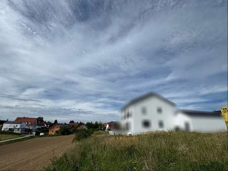 Blick in Richtung Westen - Grundstück in 85408 Gammelsdorf mit 603m² kaufen