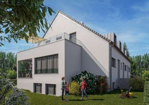Ostansicht - Reiheneckhaus in 82194 Gröbenzell mit 146m² kaufen