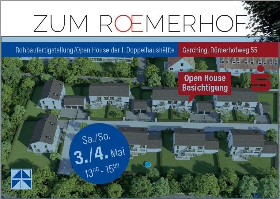 Einladung zum Baustellenfest Mai 2025 Seite 1 - Doppelhaushälfte in 85748 Garching mit 145m² kaufen