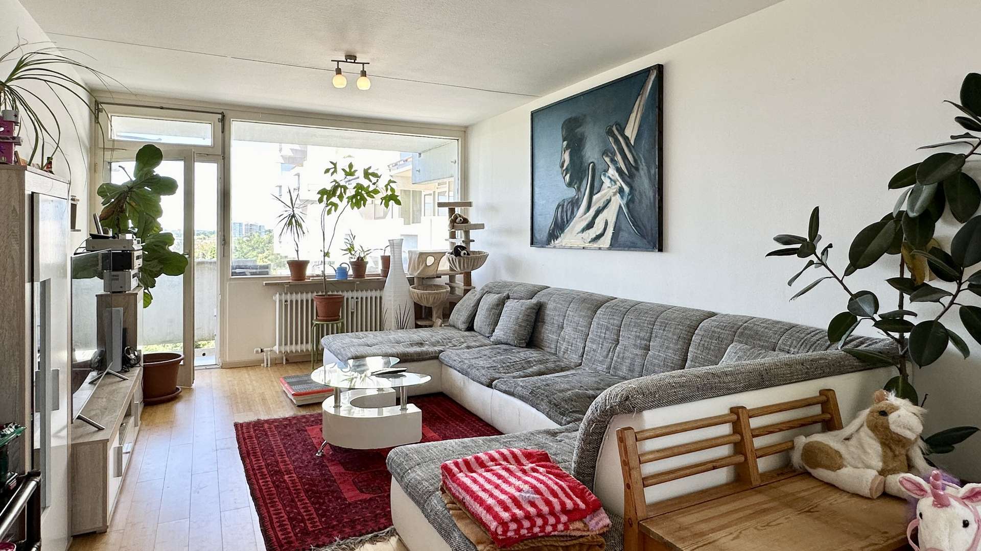 Wohnzimmer - Etagenwohnung in 85356 Freising mit 119m² kaufen