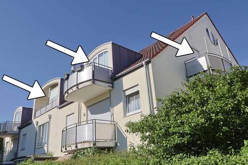 Zwei Balkone und eine Loggia - Maisonette-Wohnung in 85229 Markt Indersdorf mit 52m² kaufen