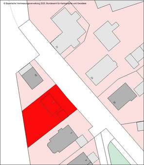 Lageplan - Grundstück in 85221 Dachau mit 774m² kaufen