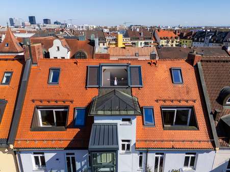 Balkone + Dachflächenfenster - Loft / Studio / Atelier in 81541 München mit 170m² kaufen