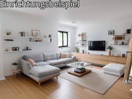 Wohnzimmer - Erdgeschosswohnung in 85221 Dachau mit 66m² kaufen