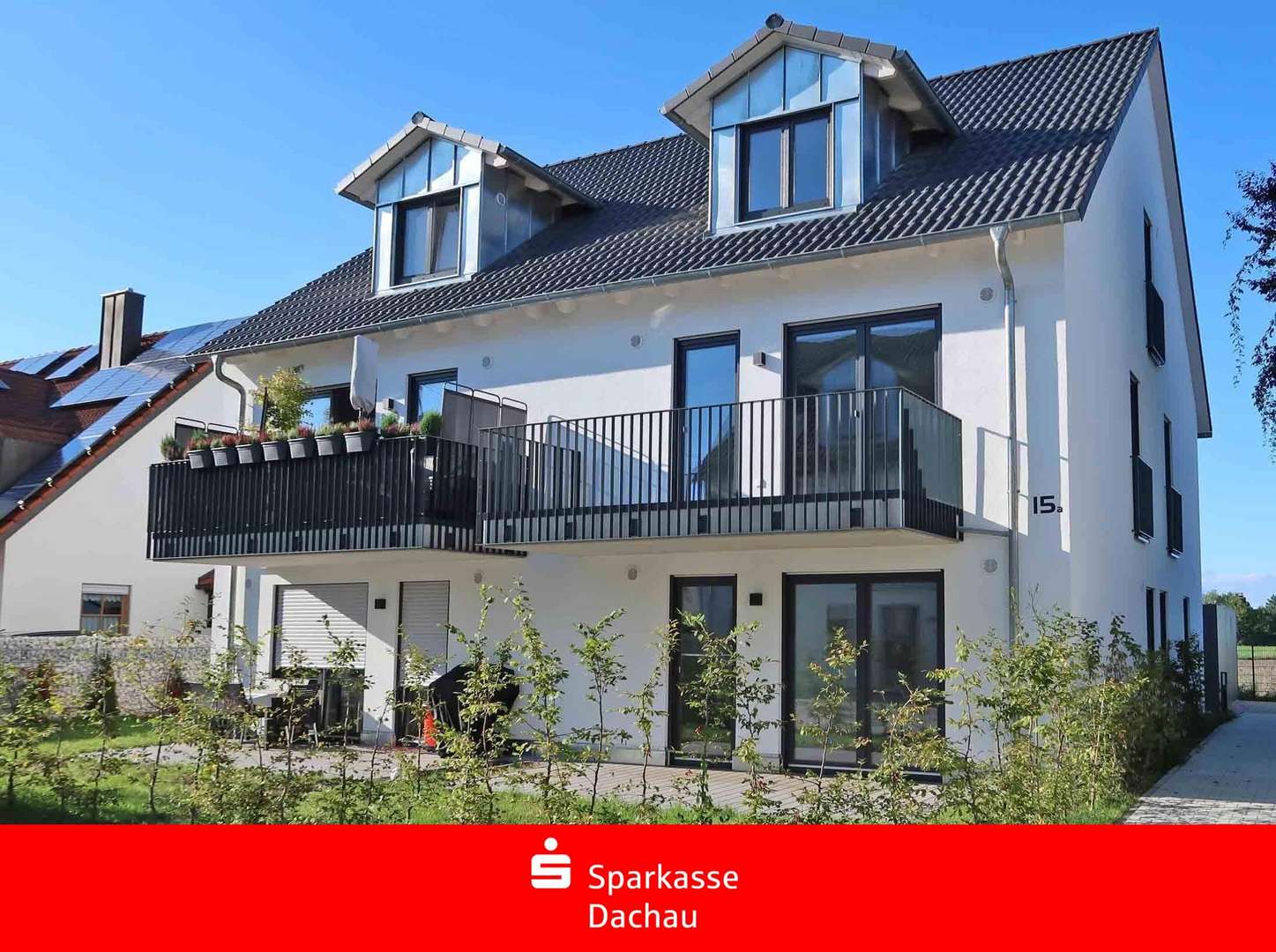 In zweiter Reihe - Erdgeschosswohnung in 85757 Karlsfeld mit 63m² mieten