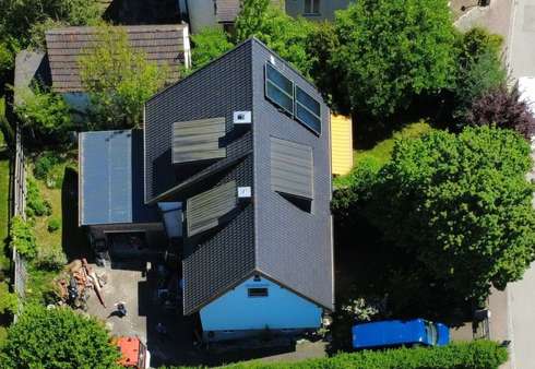 Ansicht von oben - Einfamilienhaus in 85247 Schwabhausen mit 145m² mieten