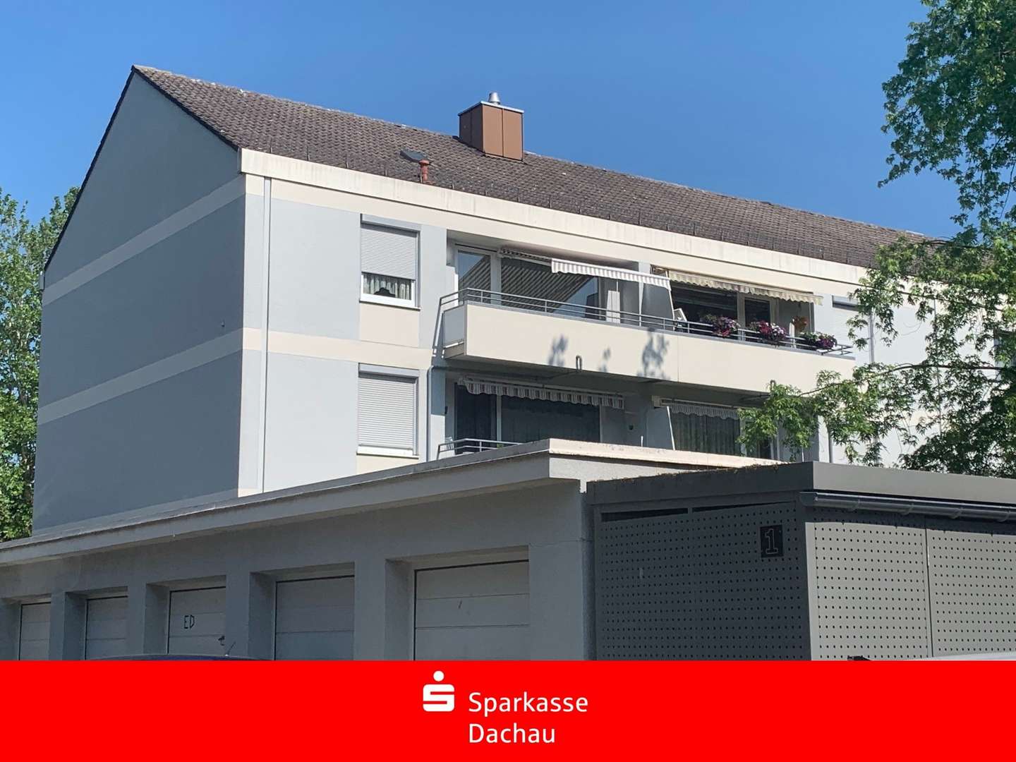 Blick zu Ihrem Balkon Blick zu Ihrem Balkon - Etagenwohnung in 85221 Dachau mit 78m² kaufen