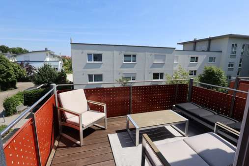Balkon mit Altstadtblick Balkon mit Altstadtblick - Etagenwohnung in 85221 Dachau mit 64m² kaufen