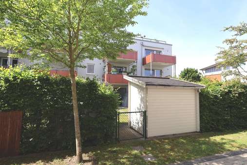 Balkonseite Balkonseite - Etagenwohnung in 85221 Dachau mit 64m² kaufen