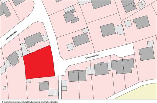 Lageplan Lageplan - Grundstück in 85258 Weichs mit 378m² kaufen