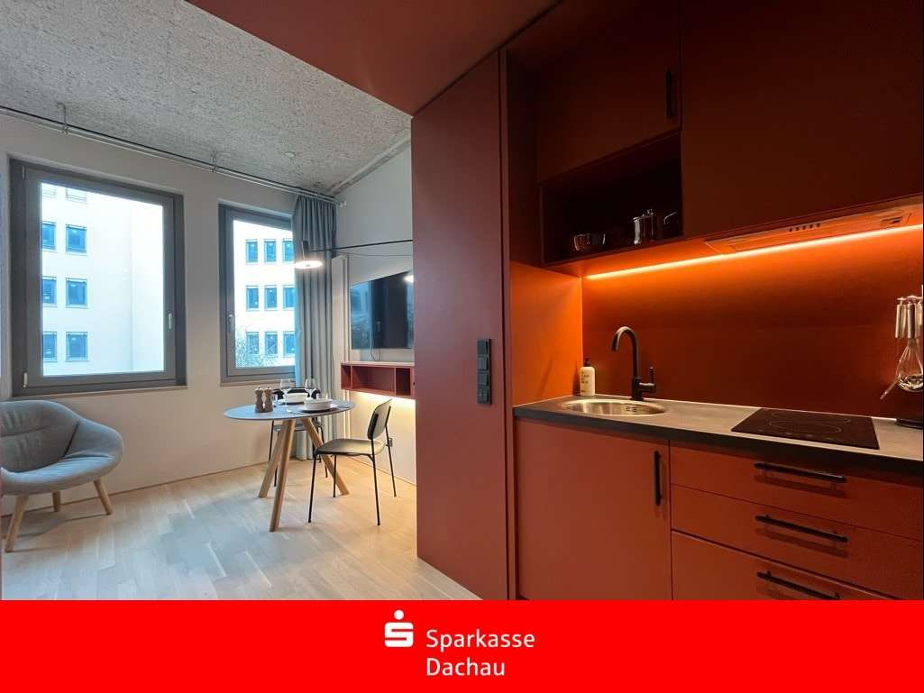 Küche und Wohnbereich Küche und Wohnbereich - Etagenwohnung in 85221 Dachau mit 18m² kaufen