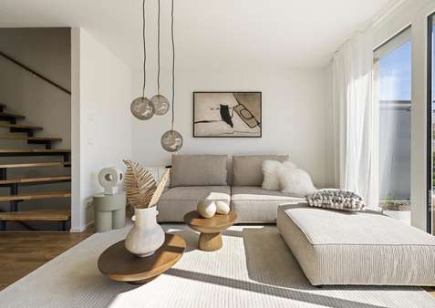 Heller Wohnbereich - Doppelhaushälfte in 85250 Altomünster mit 110m² kaufen