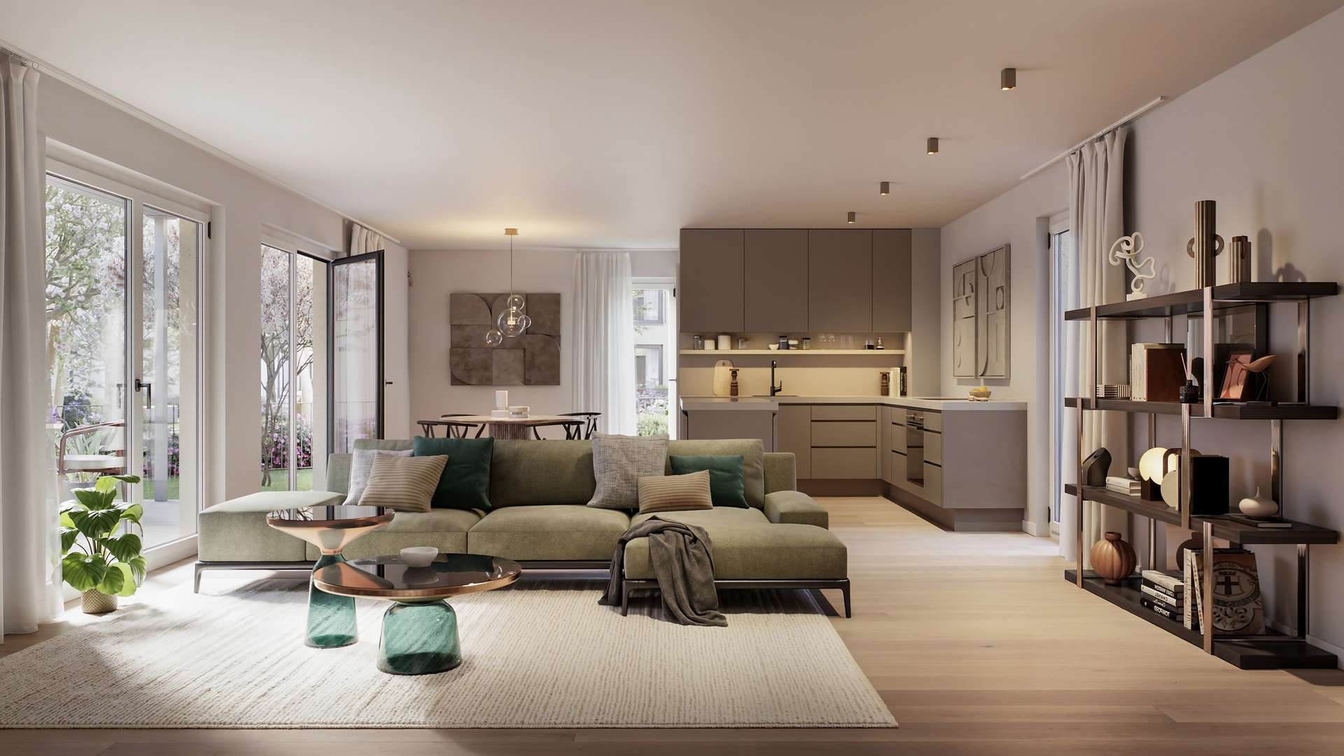 Wohnbeispiel Wohnung 17 Wohnbeispiel Wohnung 17 - Erdgeschosswohnung in 81476 München mit 103m² kaufen