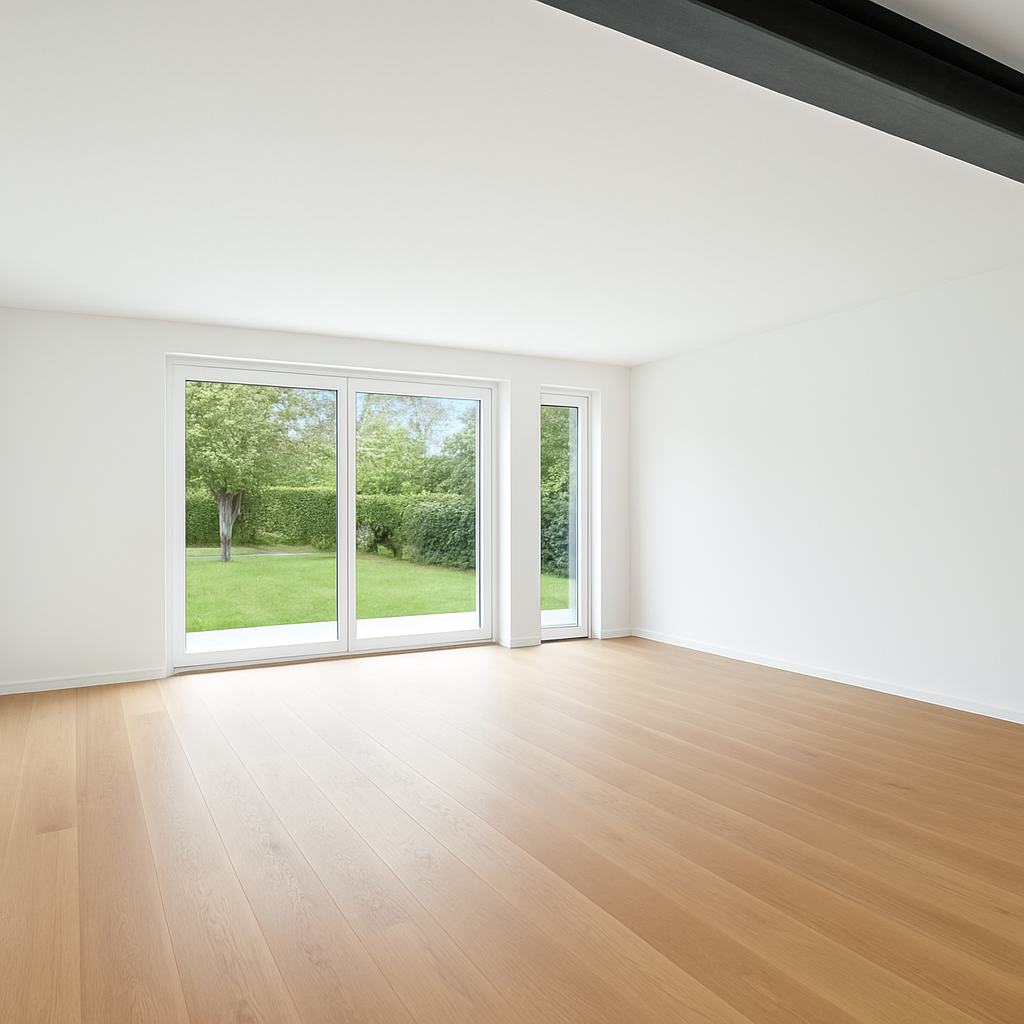 Visualisierung Wohnzimmer - Doppelhaushälfte in 85464 Finsing mit 183m² kaufen