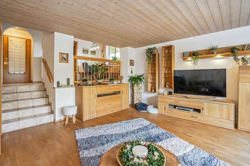 Wohnzimmer Wohnzimmer - Reiheneckhaus in 84405 Dorfen mit 110m² kaufen