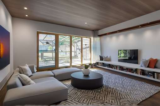 Wohnzimmer Visualisierung Wohnzimmer Visualisierung - Reihenmittelhaus in 84416 Inning mit 146m² kaufen