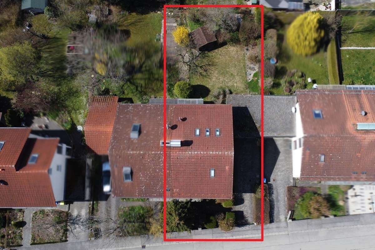 Ansicht von oben - Doppelhaushälfte in 86899 Landsberg mit 164m² kaufen