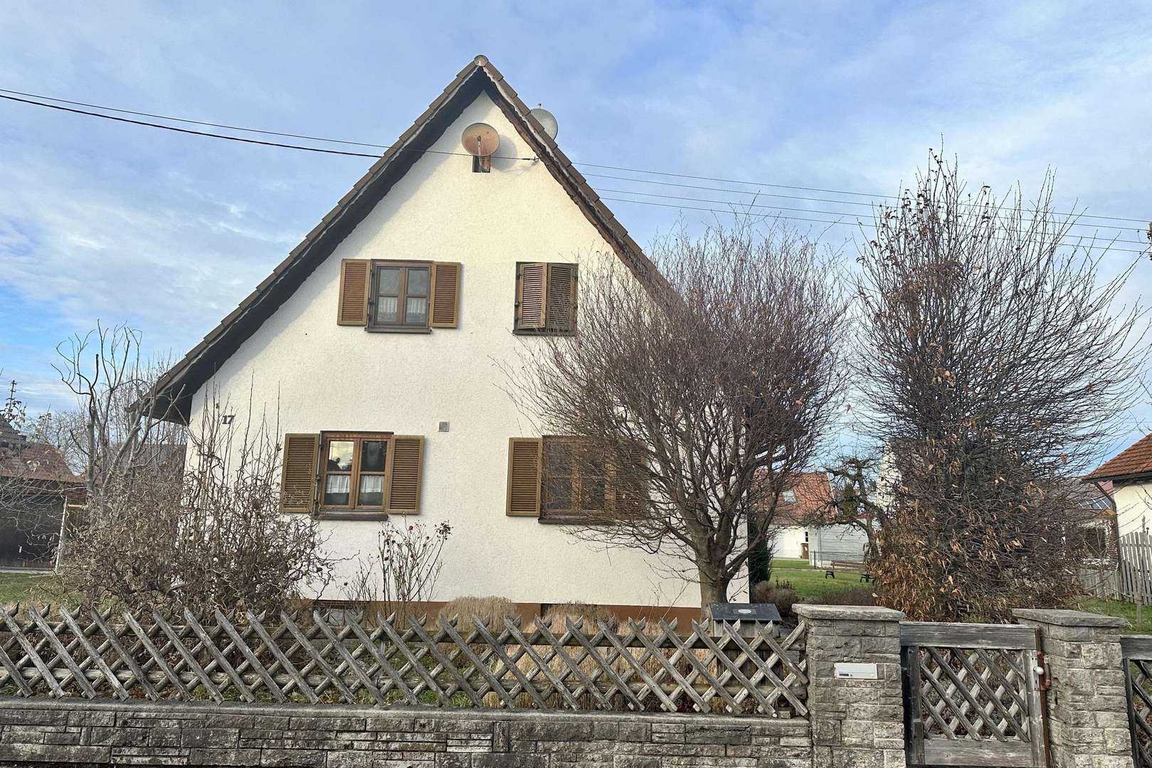 Hausansicht Südseite - Einfamilienhaus in 86836 Untermeitingen mit 83m² kaufen