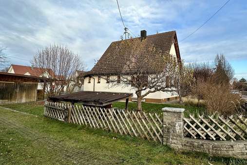 Hausansicht Westseite - Einfamilienhaus in 86836 Untermeitingen mit 83m² kaufen