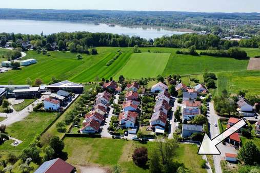 Luftbild - Grundstück in 82266 Inning mit 463m² kaufen