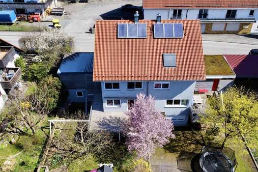 Westansicht - Doppelhaushälfte in 86911 Dießen mit 162m² kaufen