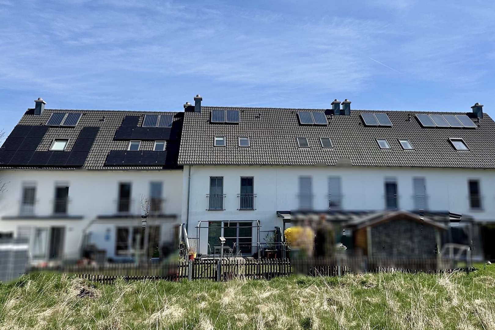 Ansicht von Westen - Reihenmittelhaus in 86807 Buchloe mit 152m² kaufen