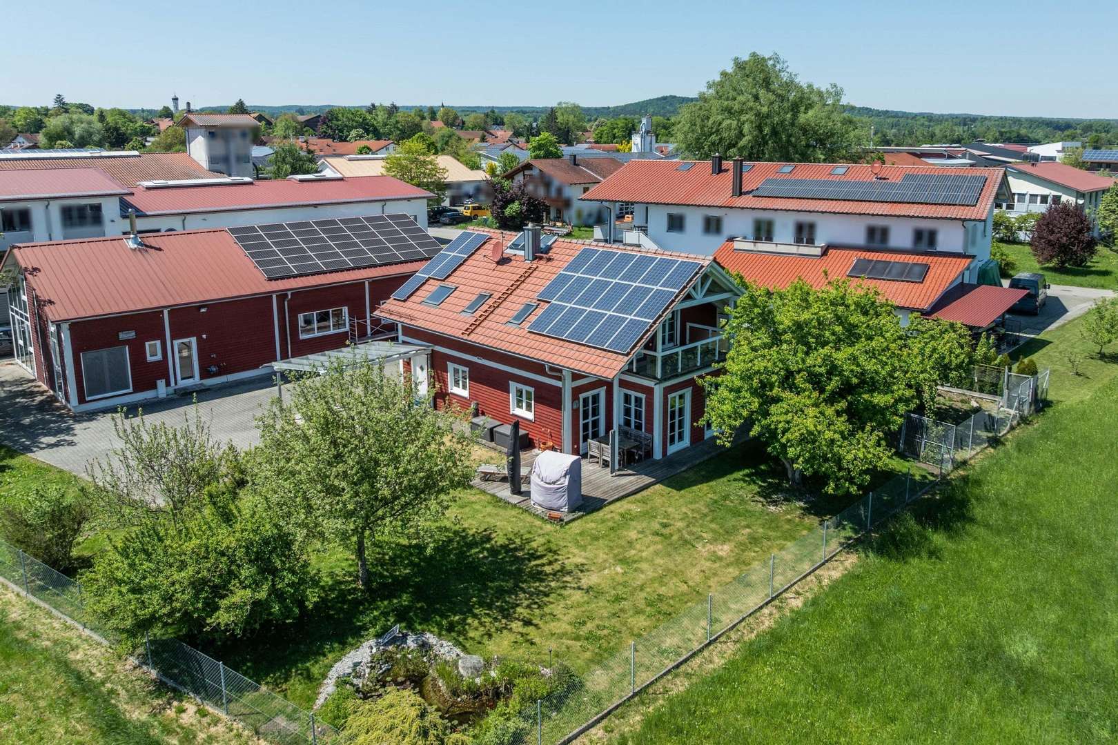 Sonnige Südostansicht - Einfamilienhaus in 82399 Raisting mit 170m² kaufen