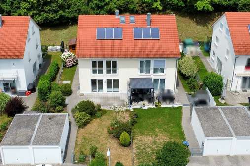 Südansicht - Doppelhaushälfte in 86926 Greifenberg mit 165m² kaufen