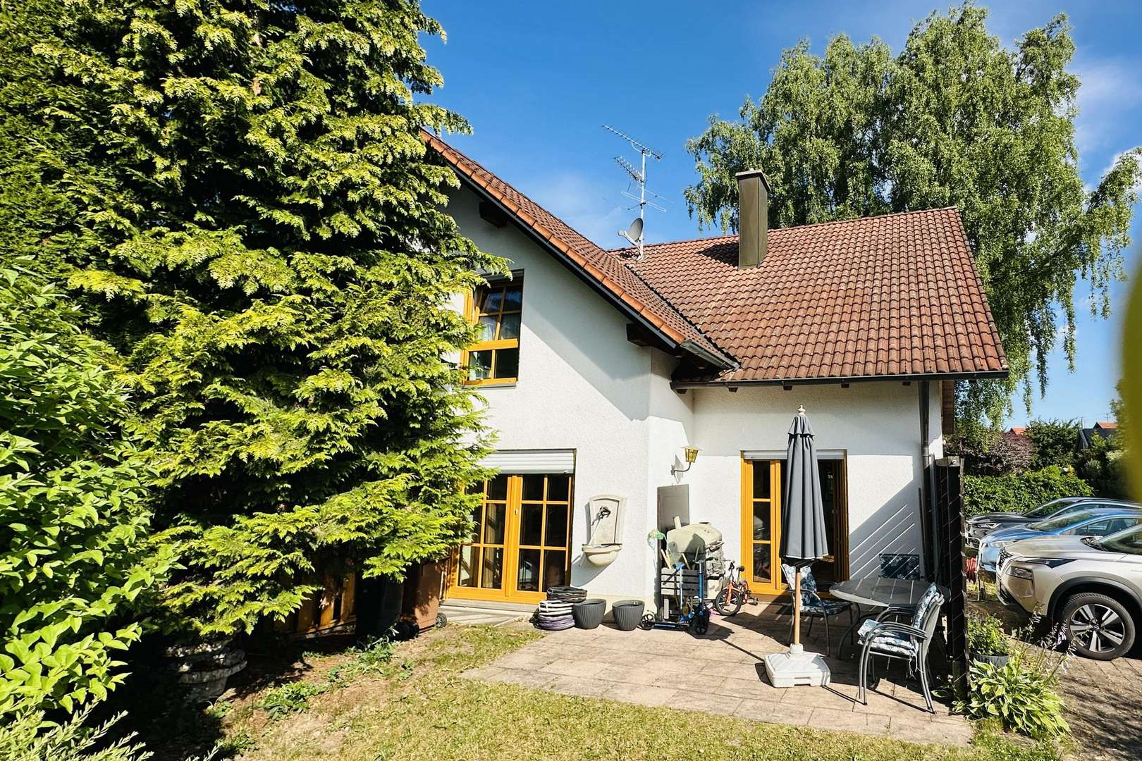 Hausansicht Hausansicht - Doppelhaushälfte in 86875 Waal mit 126m² kaufen